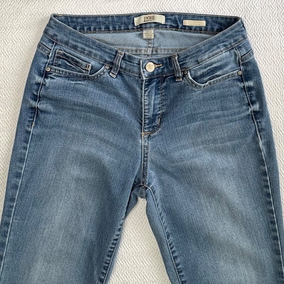 Vintage American Boho Straight Light Blue Jeans, Women's Size 28 L32 - Picture 4 of 8